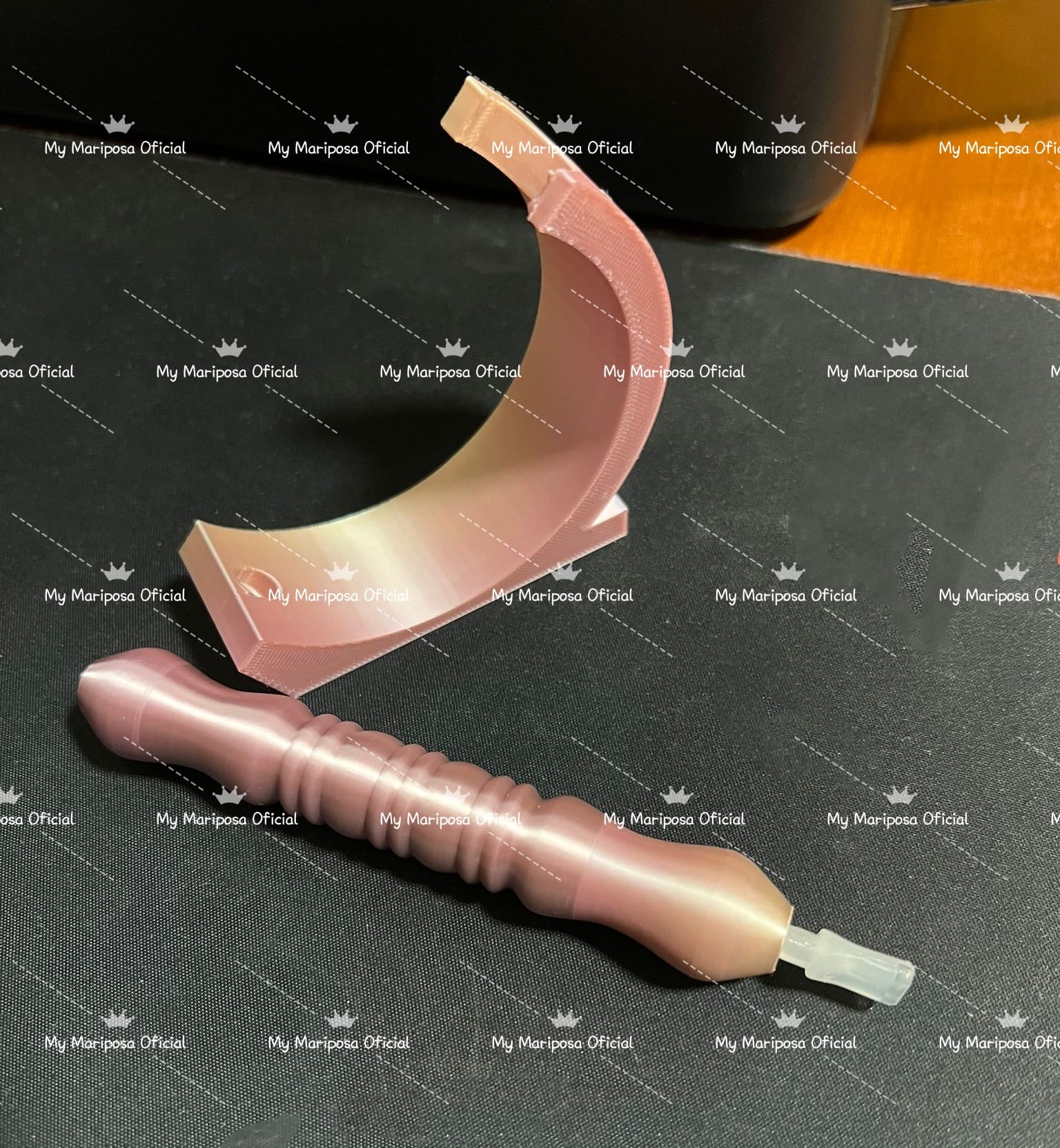 Caneta Multicolor Bege 3D com uma Ponta 1 de Plástico e Suporte para Pintura de Diamantes