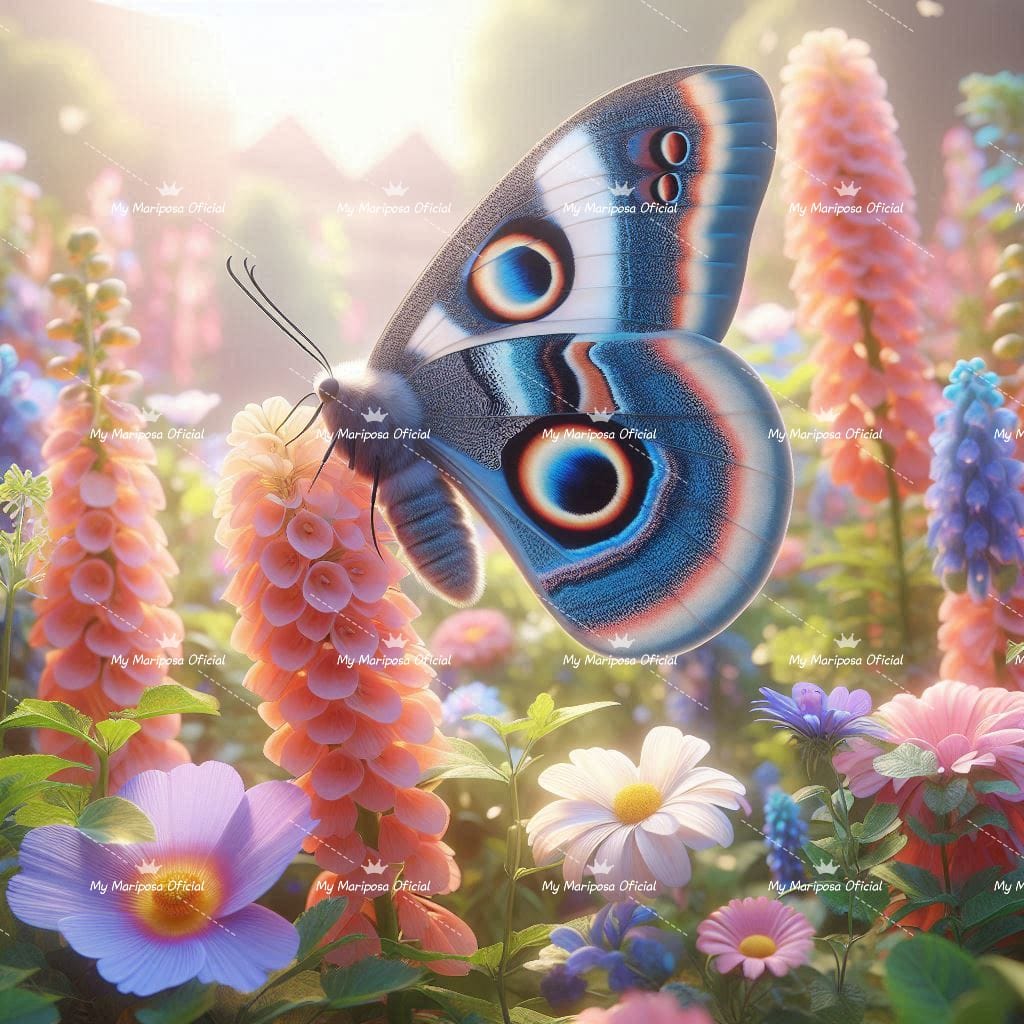 Tela Borboleta no Campo 50x50cm - 2141