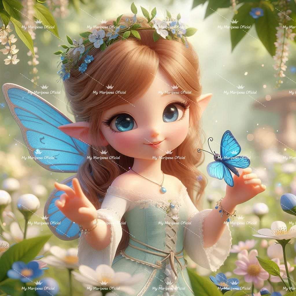 Tela Fada Encantada 50x50cm - 2186