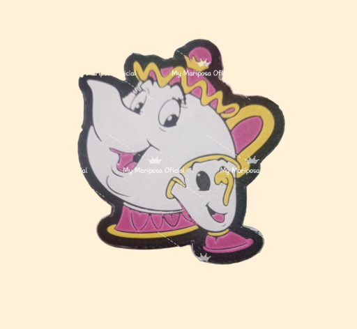 Tabuleiro 3D Bule Madame Samovar com Funil e Tampa para Pintura de Diamantes