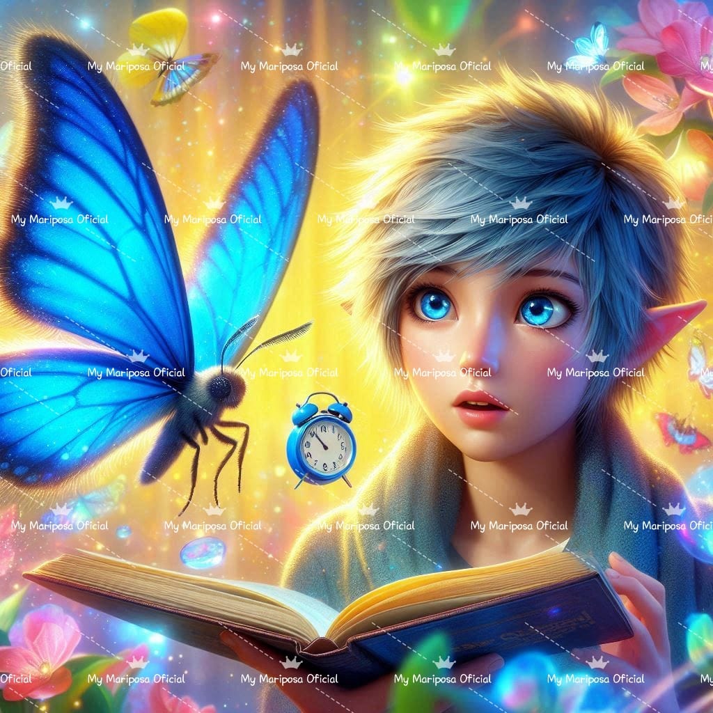 Tela Fada na hora do livro 50x50cm - 2226