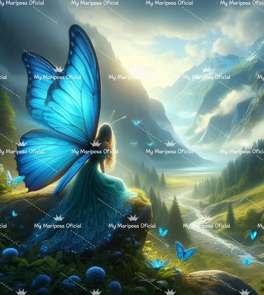 Tela Fada nas Montanhas 40x50cm - 2231