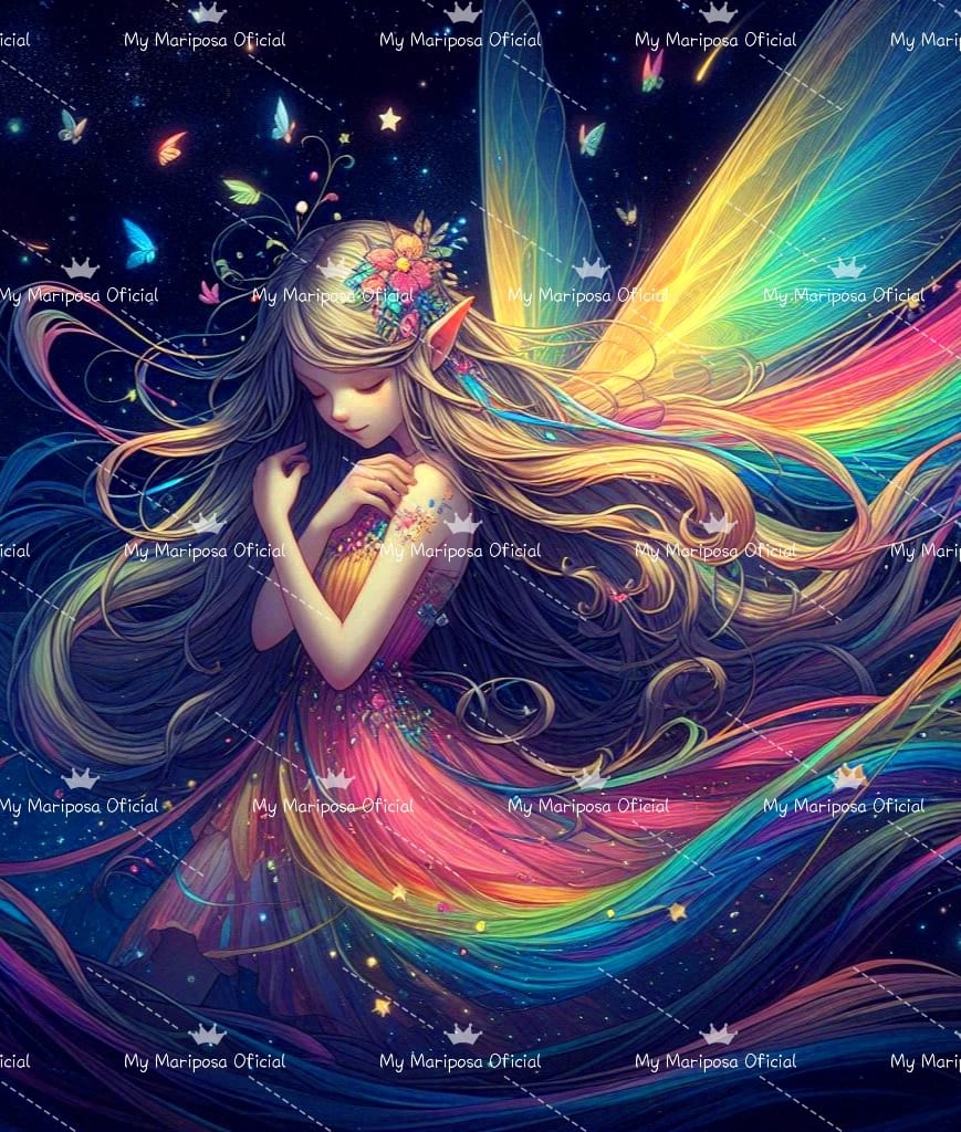 Tela Fada Amor 40x50cm - 2242