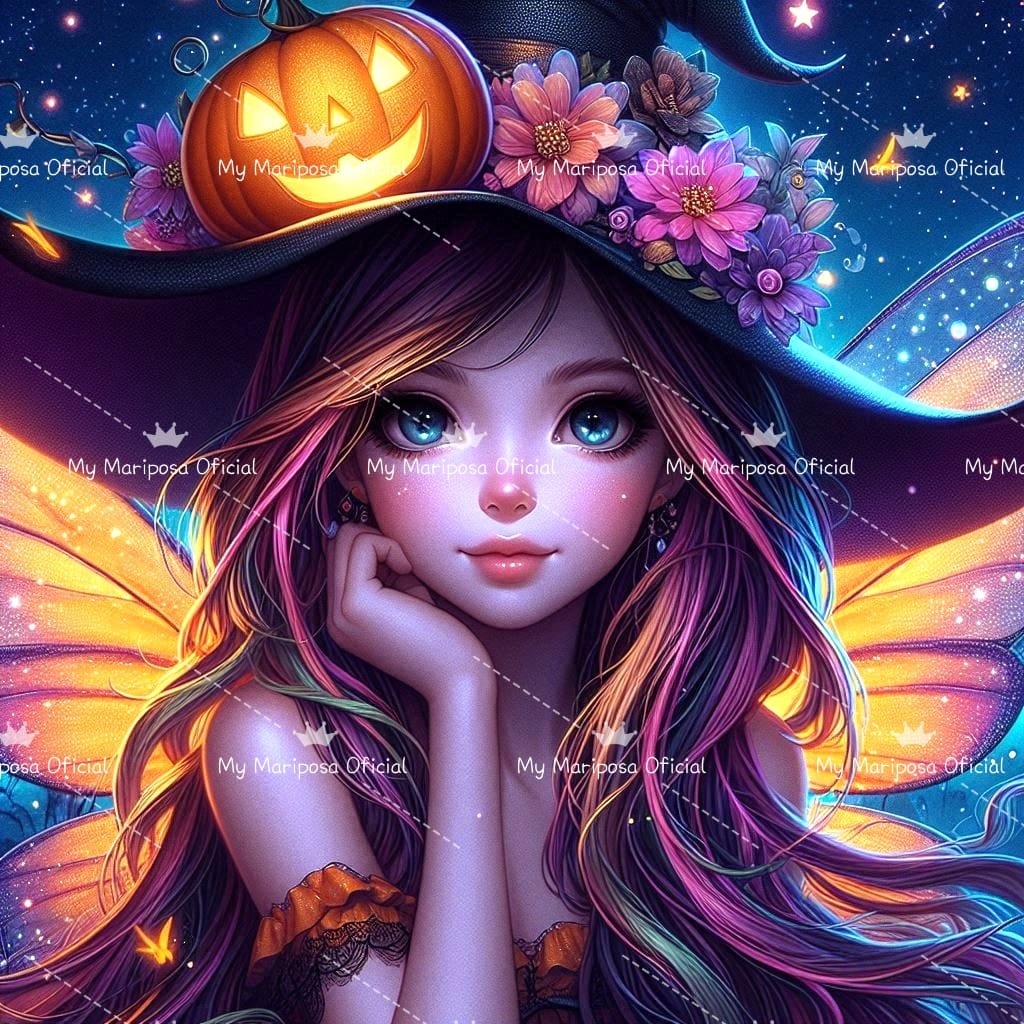 Tela Bruxinha Fada 50x50cm - 2263