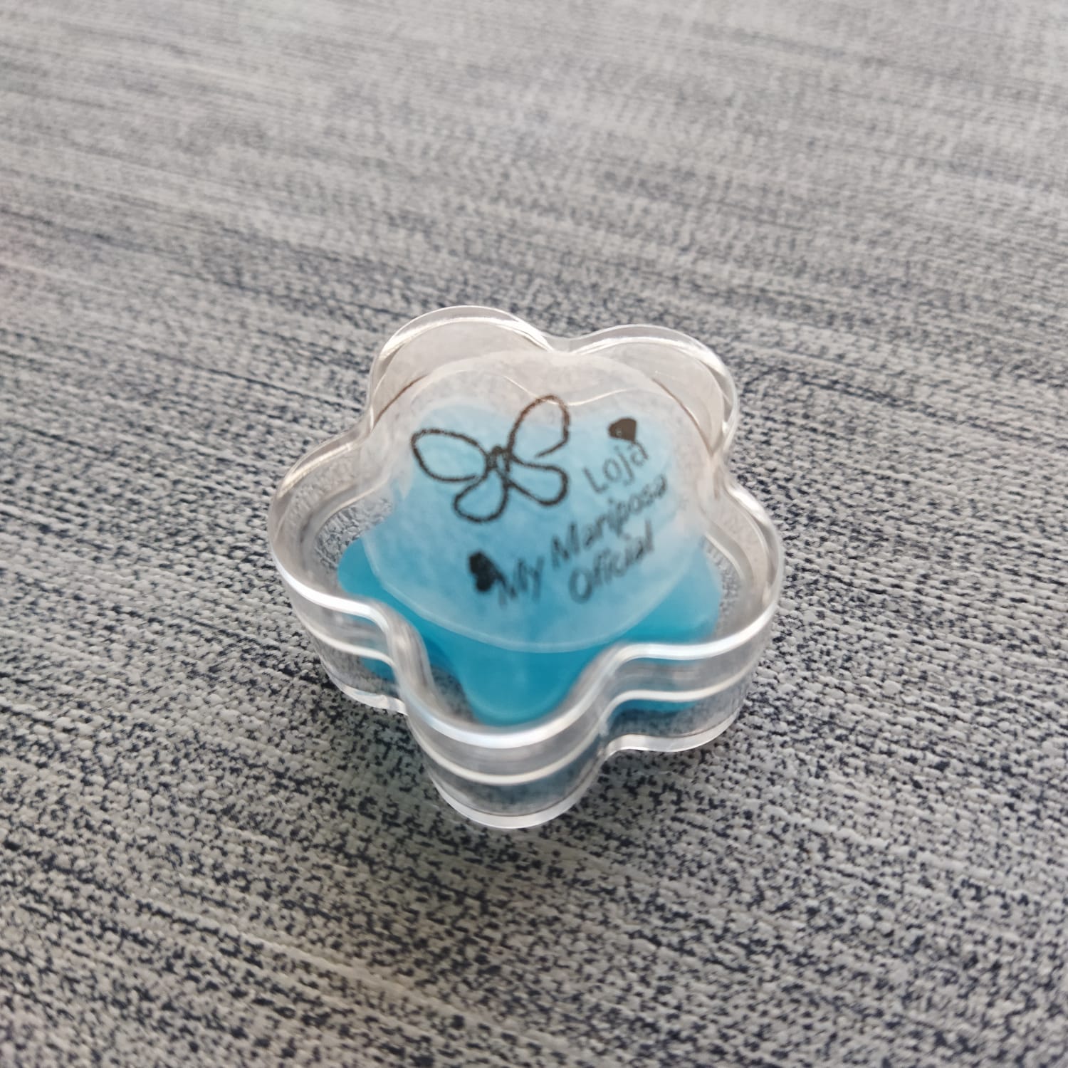 Cola para caneta em Caixinha Flor