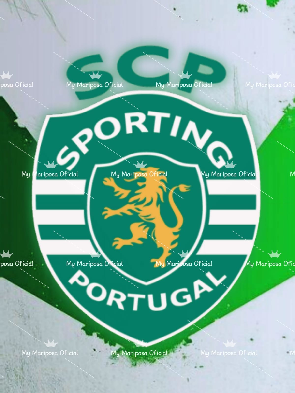Tela Clube Futebol Sporting 50x70cm - 2261