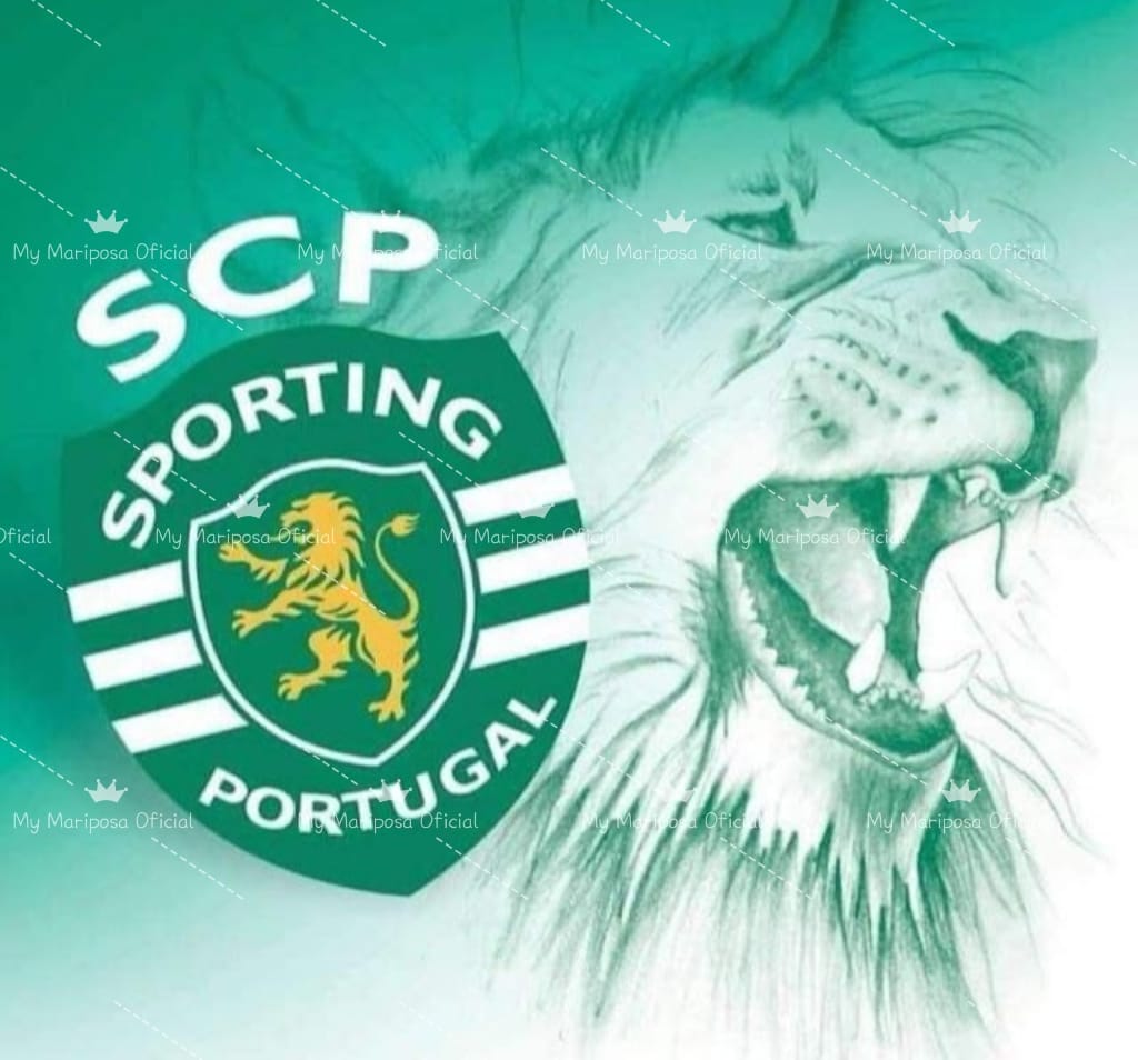 Tela Clube Futebol Sporting 50x50cm - 2267