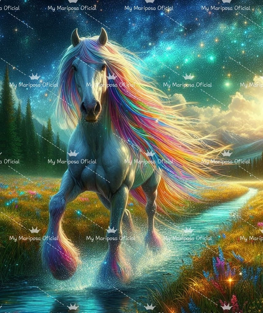 Tela Cavalo a Galopar 40x50cm - 2276