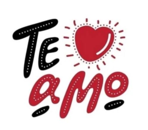 Tela Te Amo 30x30cm Diamantes Redondos Pó de Fada