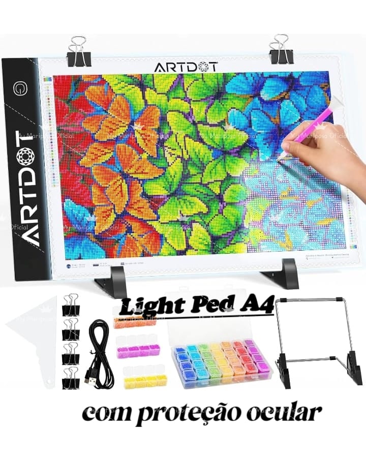 LightPad A4 com suporte