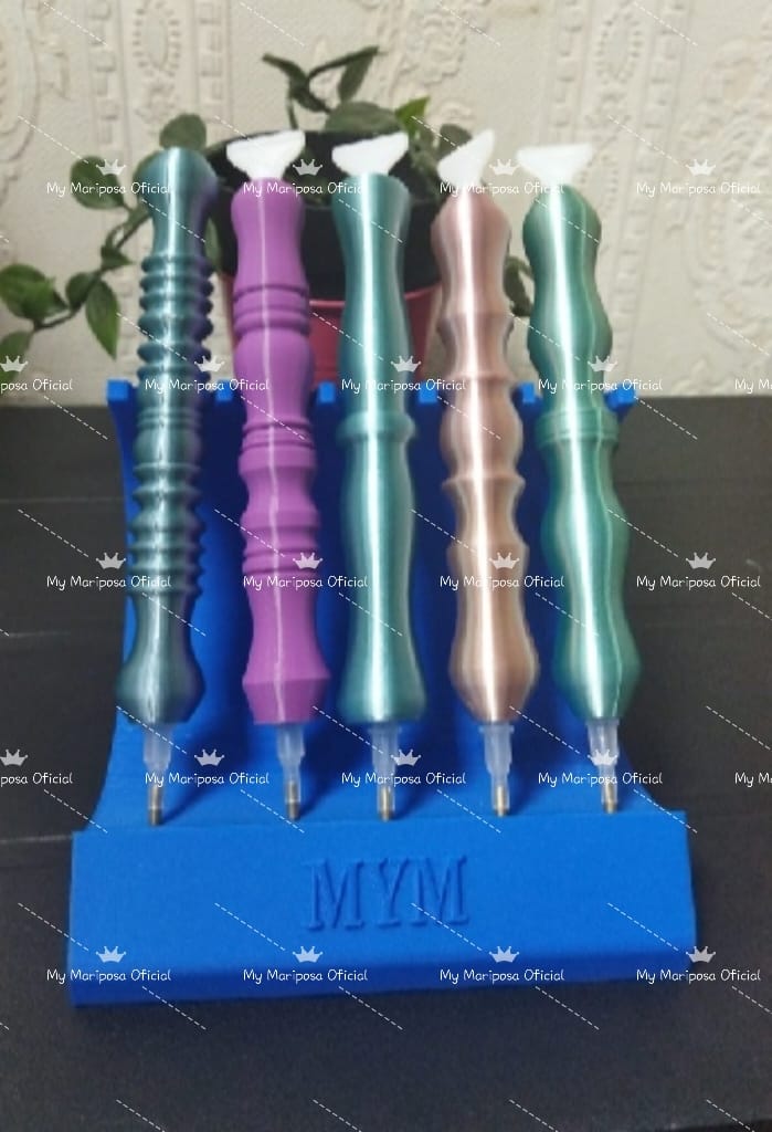Suporte para Canetas de Pintura de Diamantes 3D para Pintura de Diamantes