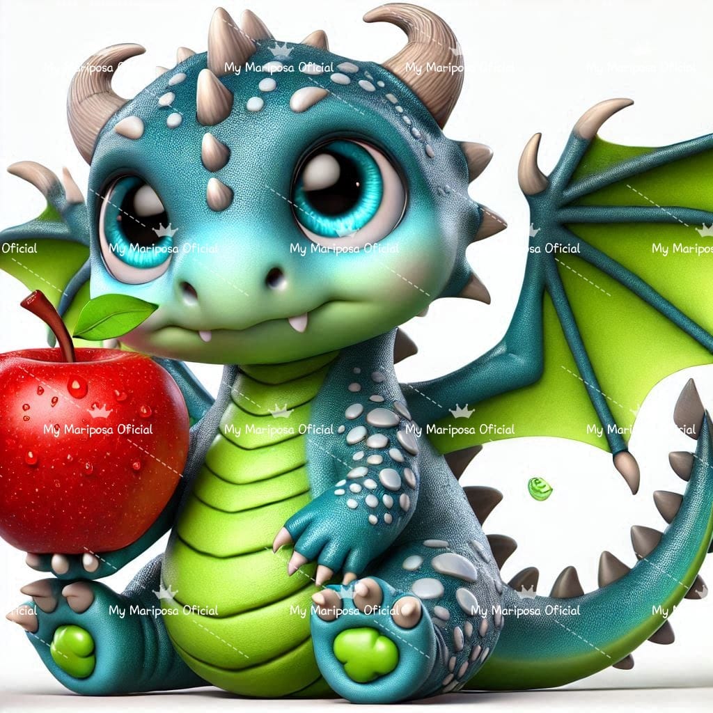 Tela Dragãozinho - 40x40cm (2457)