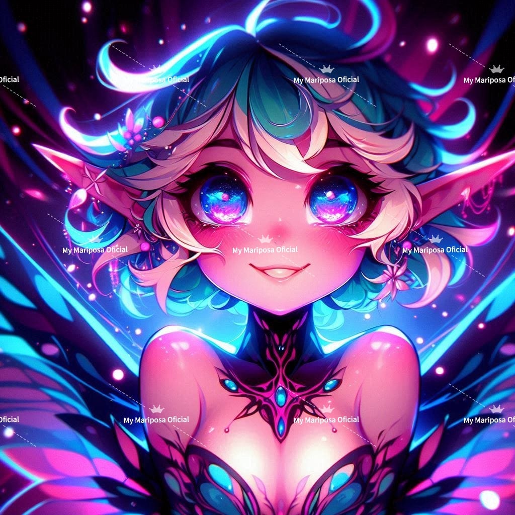 Telas Coleção Fadas Anime - 50x50cm (2577)