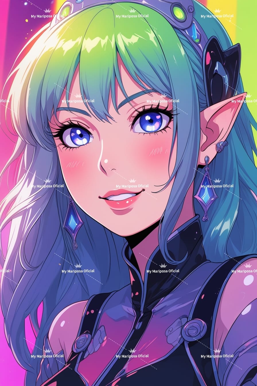 Tela Coleção Menina Anime - 50x70cm (2578)