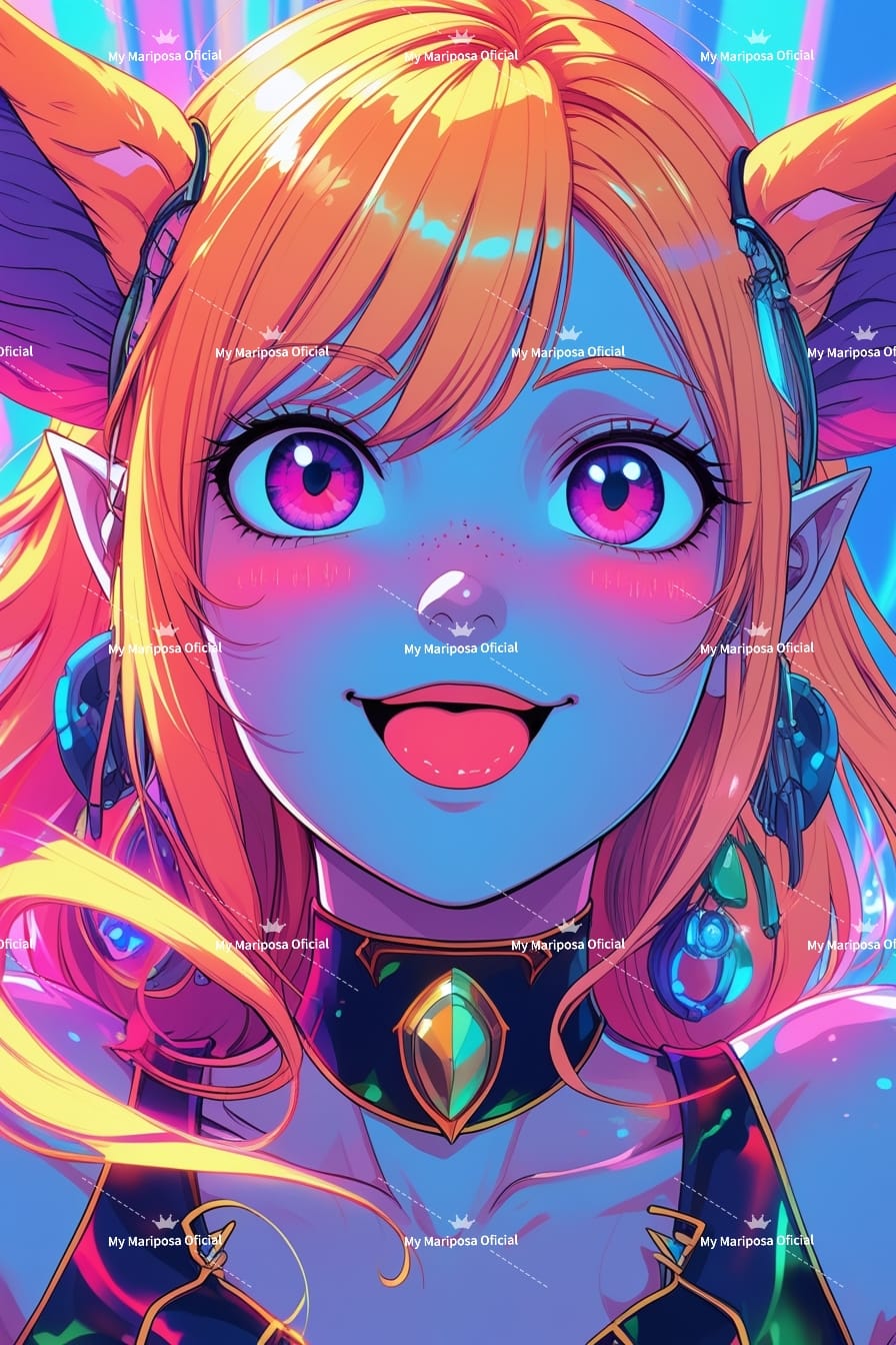 Tela Coleção Menina Anime - 50x70cm (2578)