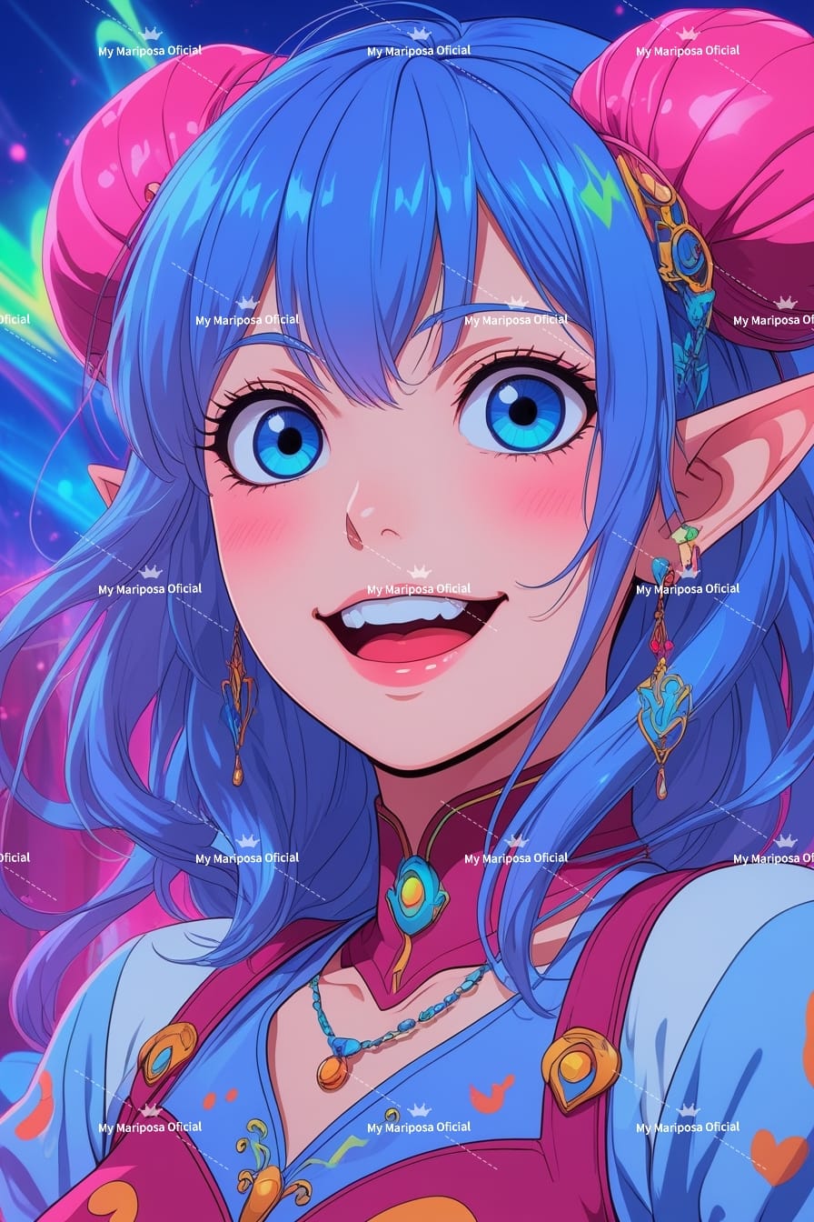 Tela Coleção Menina Anime - 50x70cm (2578)