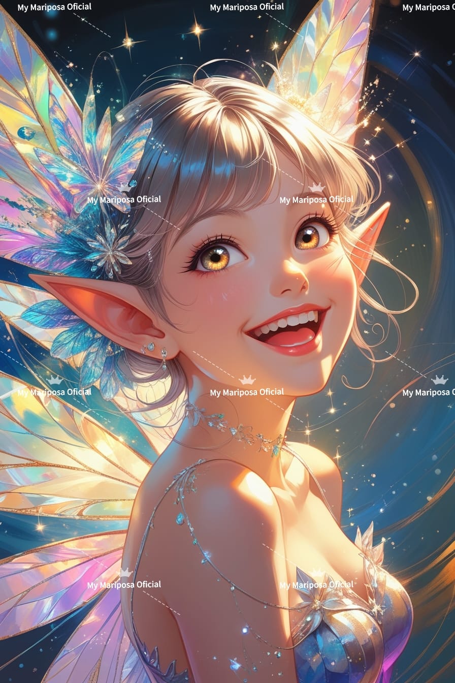 Tela Coleção Fada Cristal - 50x70cm (2579)