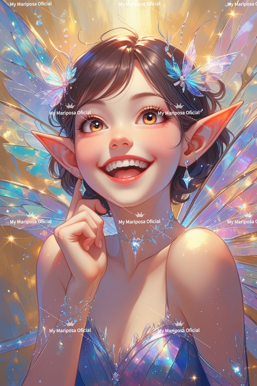 Tela Coleção Fada Cristal - 50x70cm (2579)