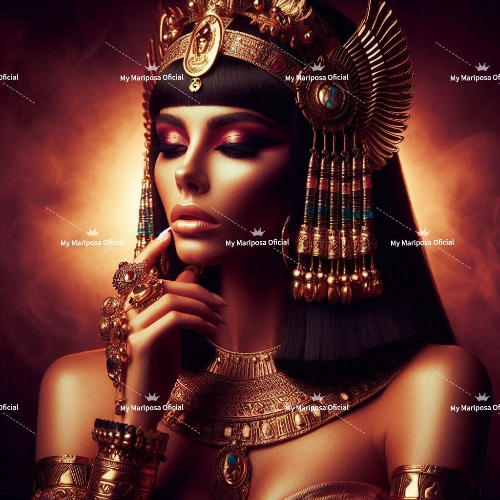 Tela Coleção Rainha do Egito - 50x50cm (2583)