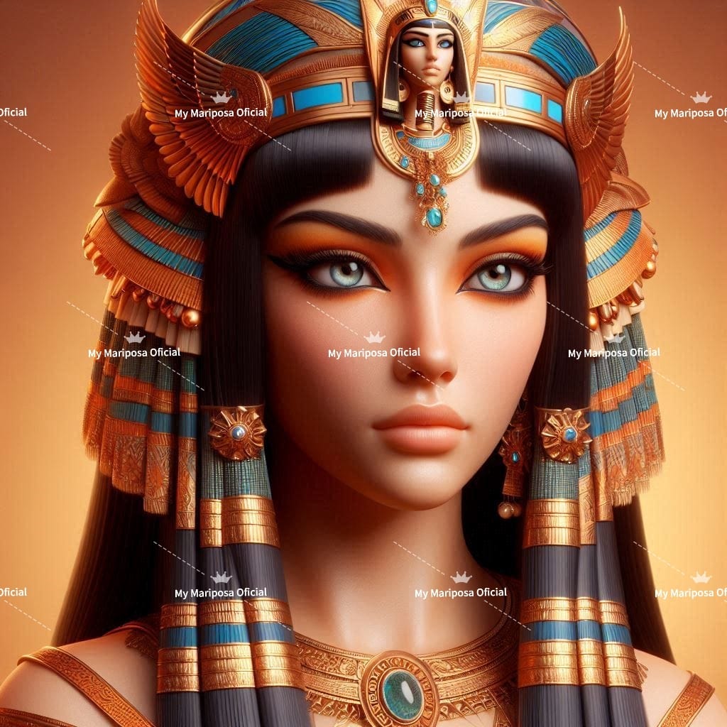 Tela Coleção Rainha do Egito - 50x50cm (2583)