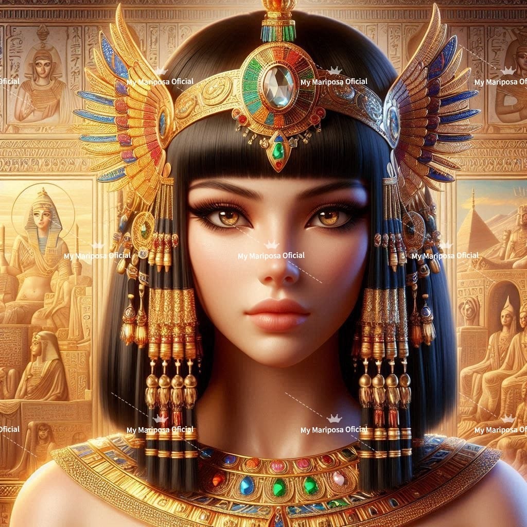 Tela Coleção Rainha do Egito - 50x50cm (2583)