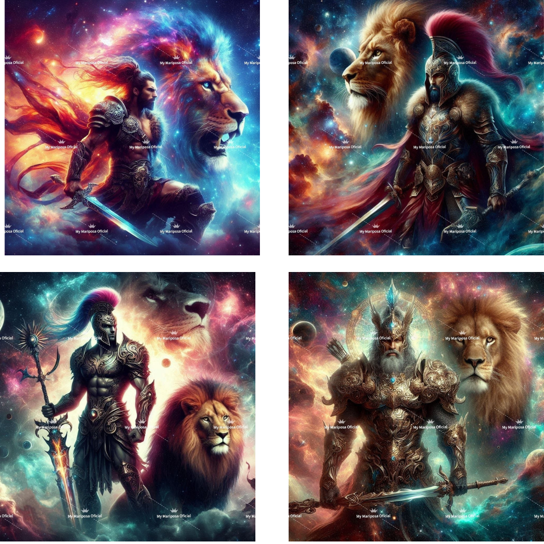 Tela Coleção Guerreiro - 50x50cm (2587)