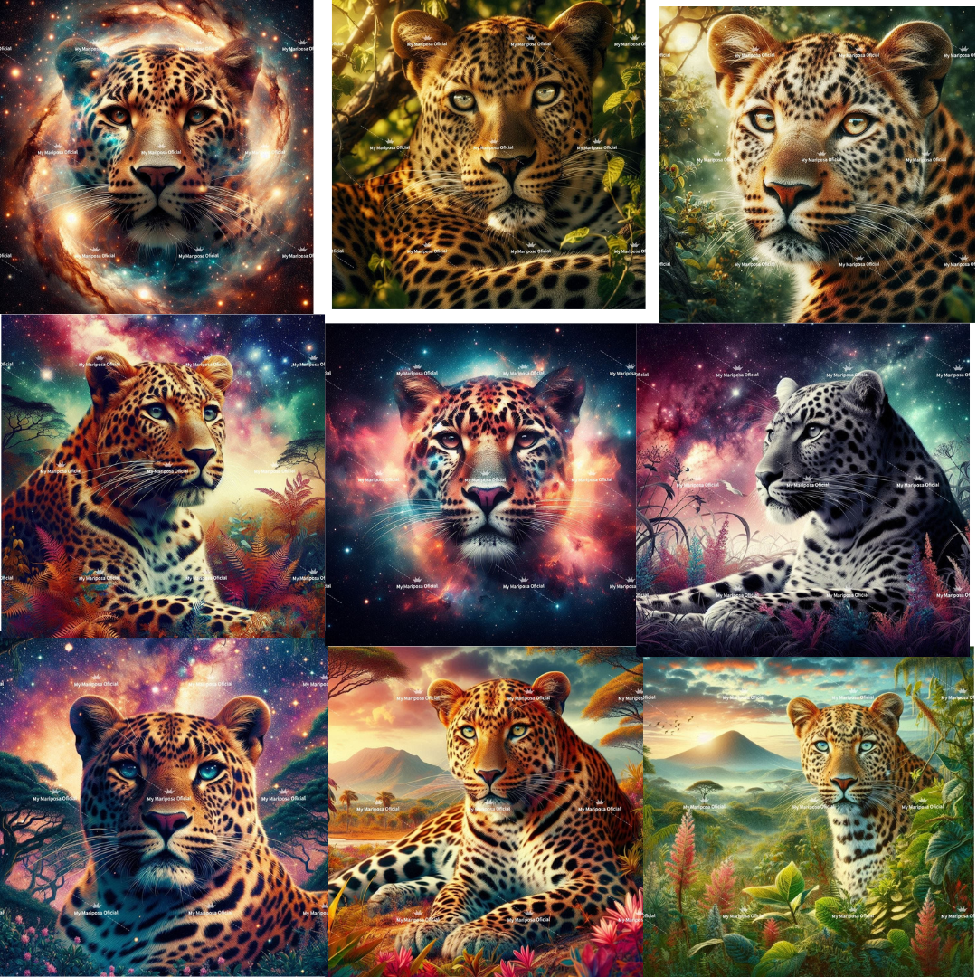 Tela Coleção Tigre Selvagem - 50x50cm (2588)