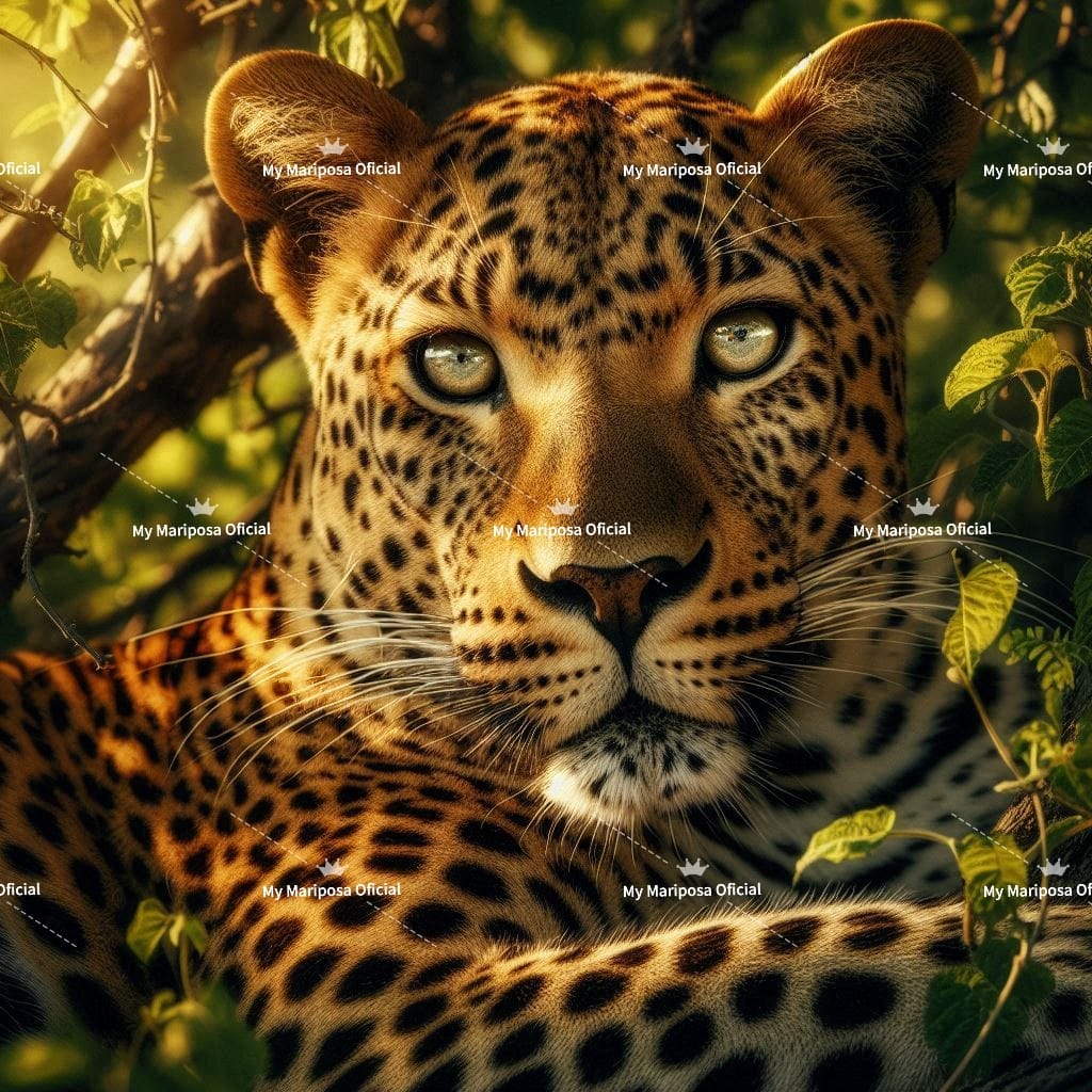 Tela Coleção Tigre Selvagem - 50x50cm (2588)