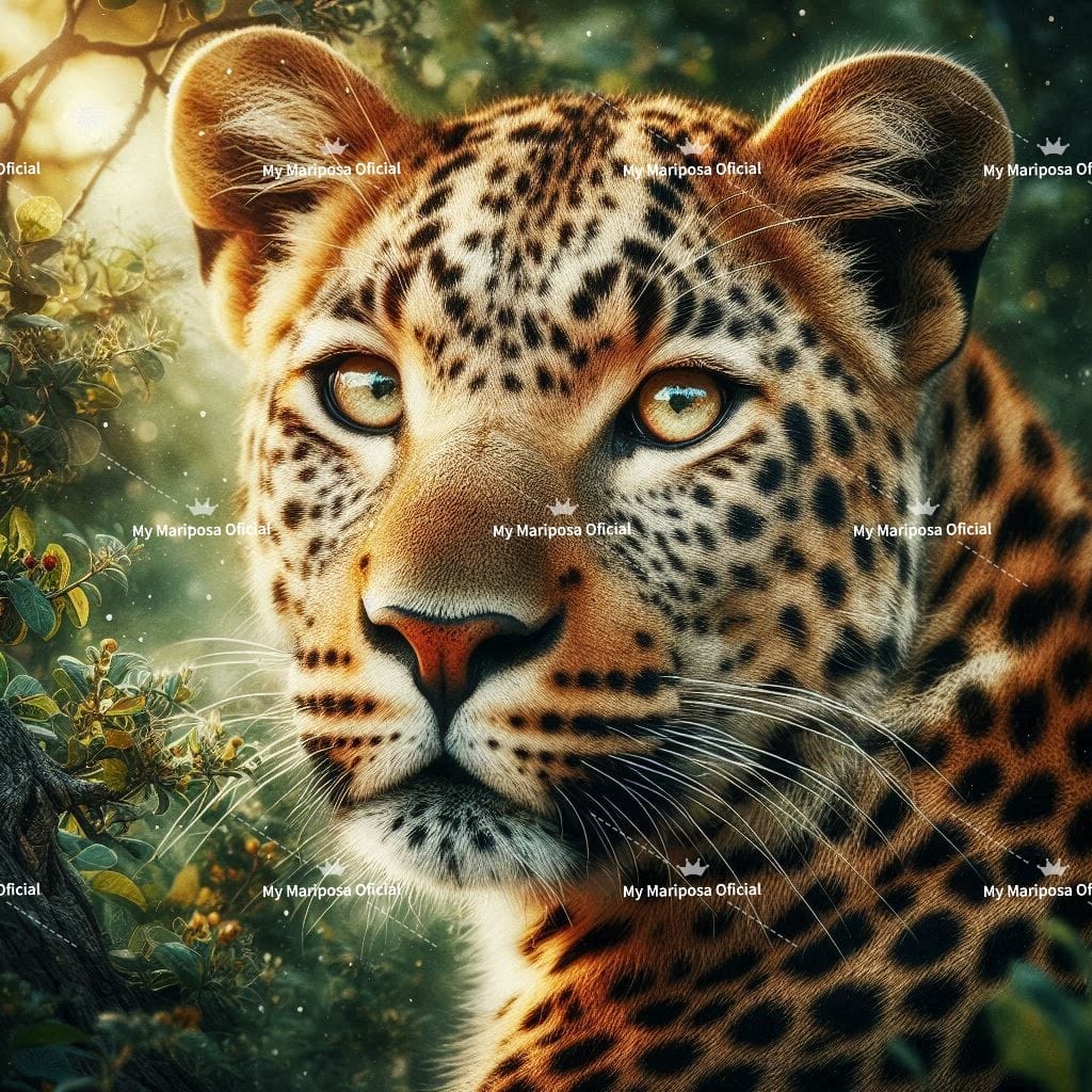 Tela Coleção Tigre Selvagem - 50x50cm (2588)