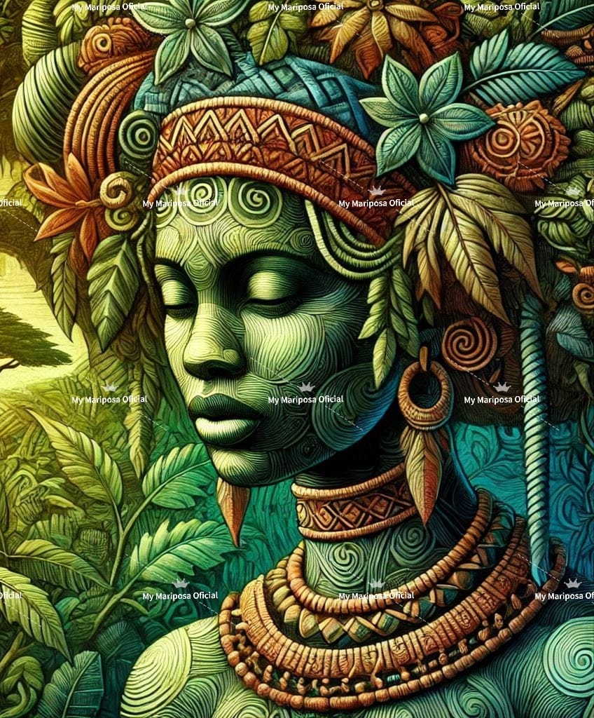 Tela Coleção Mulher Africana - 40x50cm (2591)