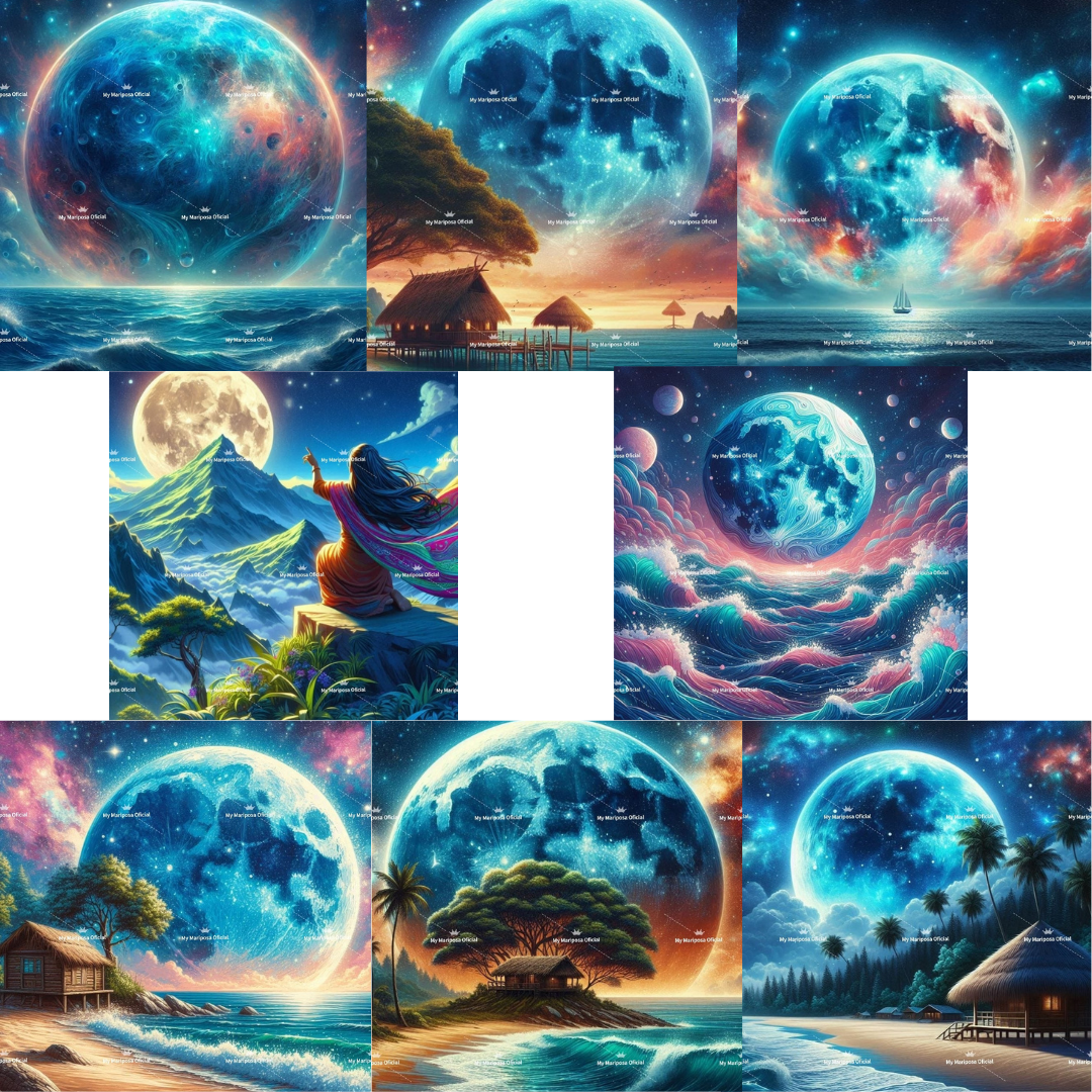 Tela Coleção Lua Grande - 50x50cm (2600)