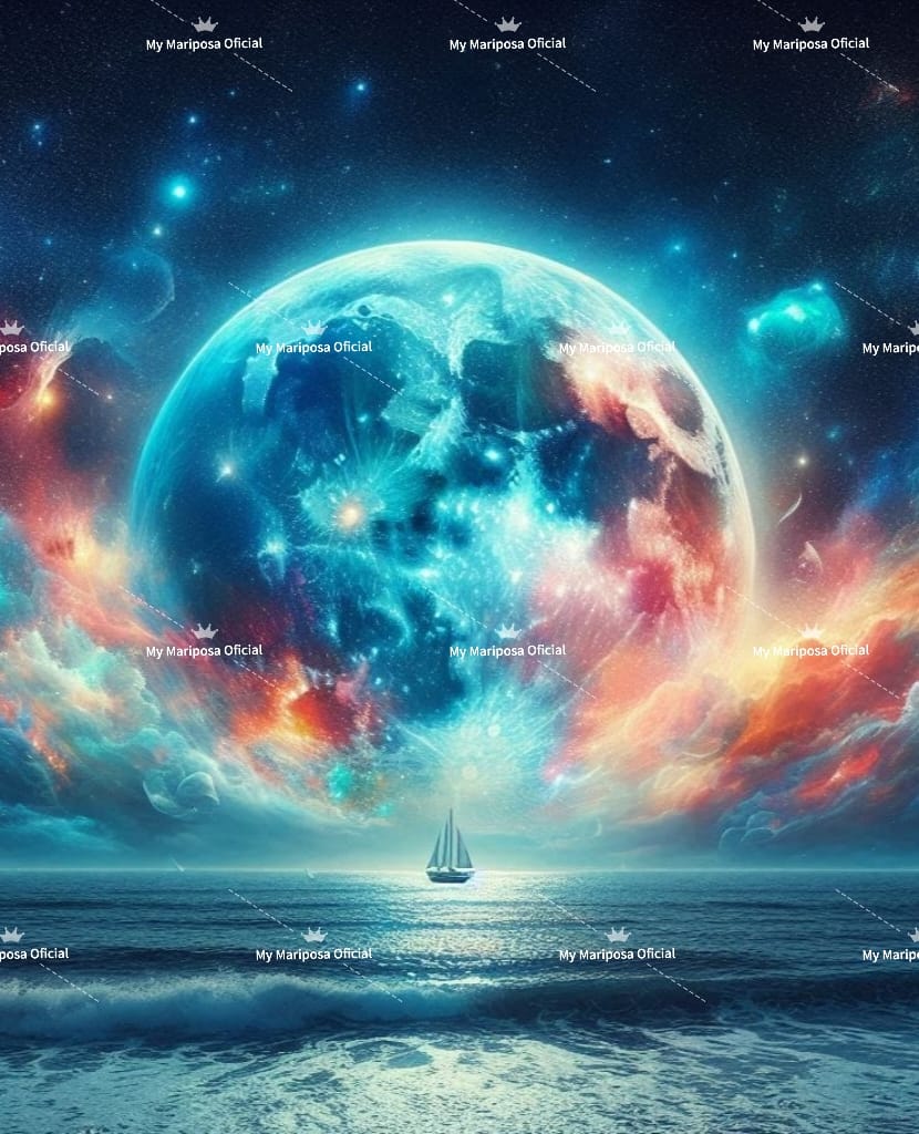 Tela Coleção Lua Grande - 50x50cm (2600)