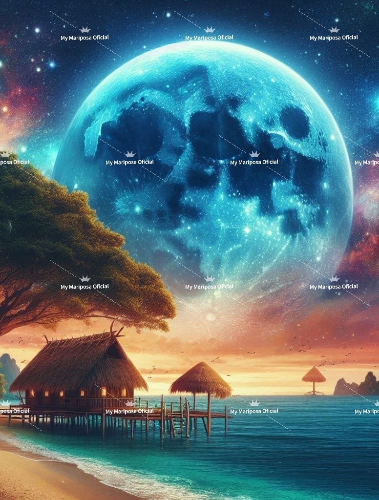 Tela Coleção Lua Grande - 50x50cm (2600)