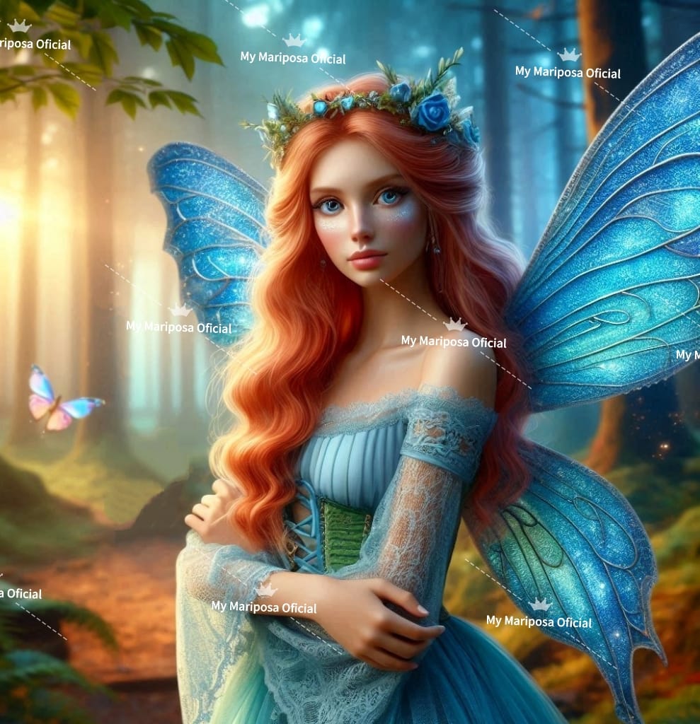 Tela Coleção Elfa Mariposa - 50x50cm (2601)