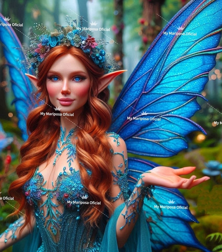 Tela Coleção Elfa Mariposa - 50x50cm (2601)