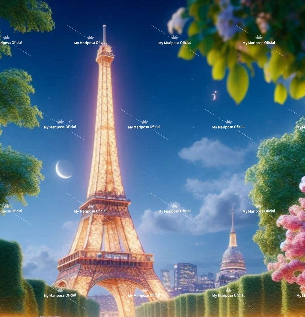 Tela Coleção Torre Eiffel - 50x50cm (2608)