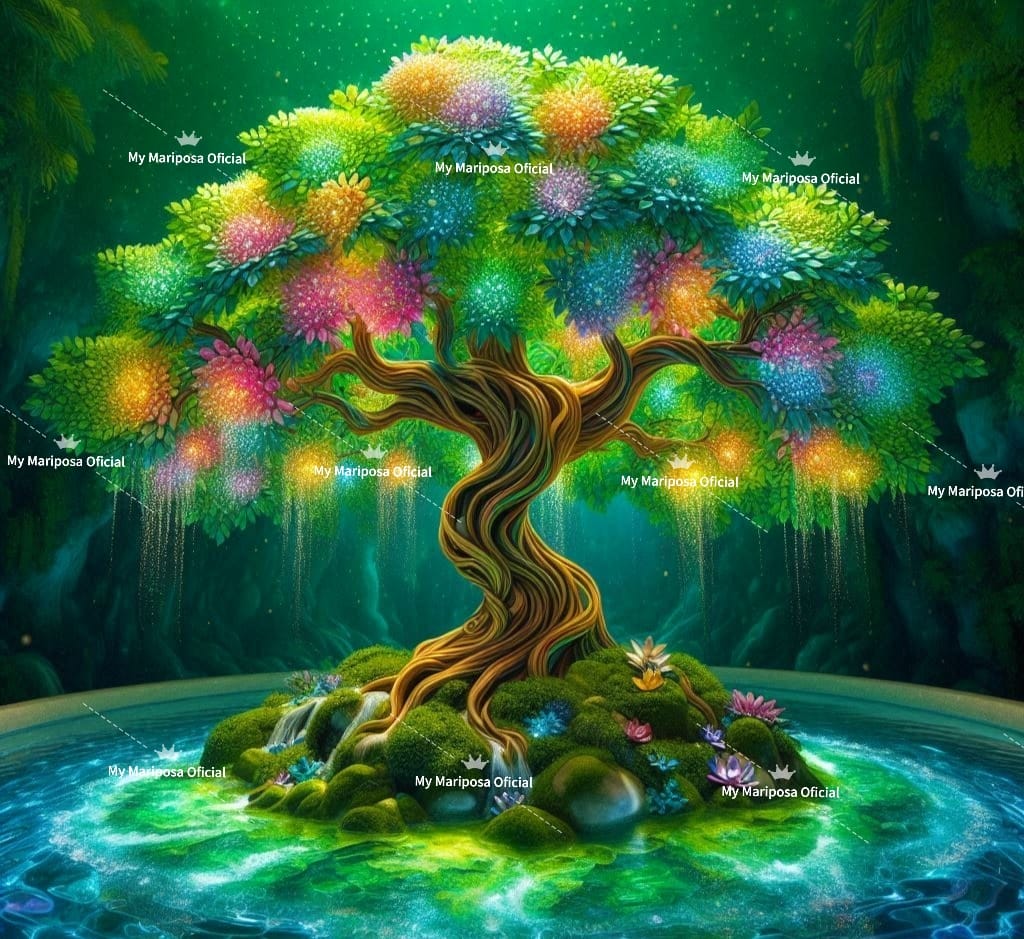 Tela Coleção Arvore da Vida - 50x50cm (2609)