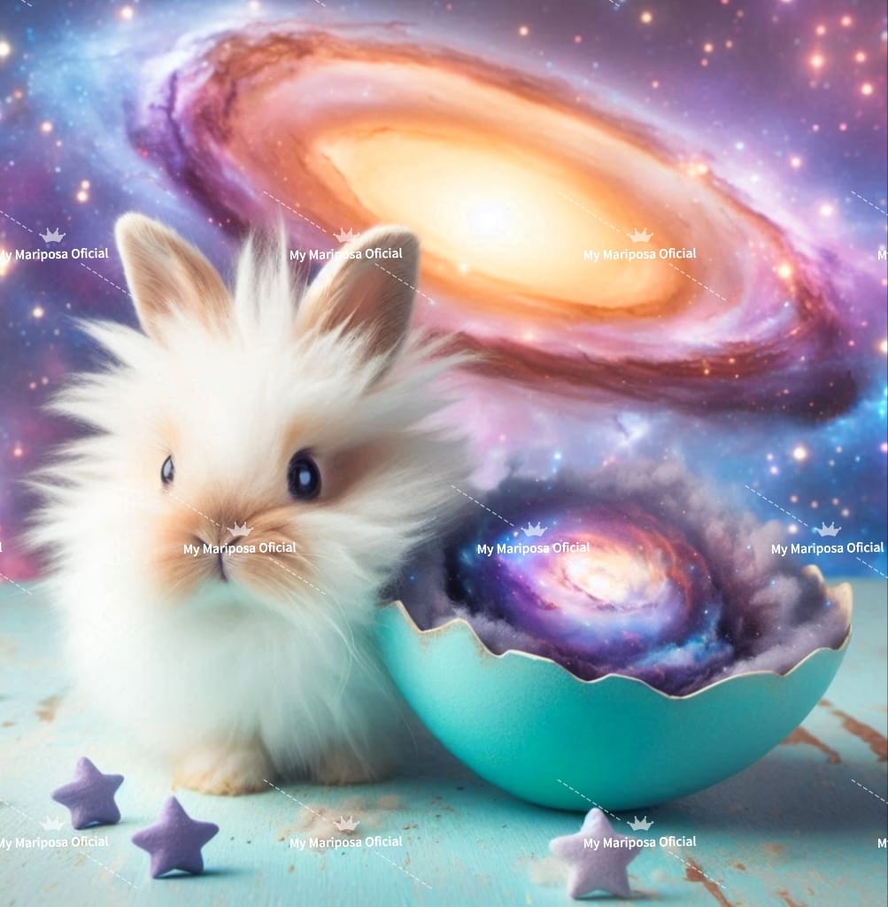 Telas Coleção Coelhinho da Pascoa -  40x40cm - (2615)