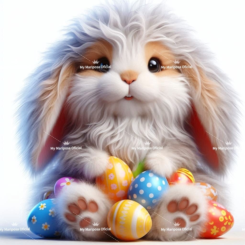 Telas Coleção Coelhinho da Pascoa -  40x40cm - (2615)