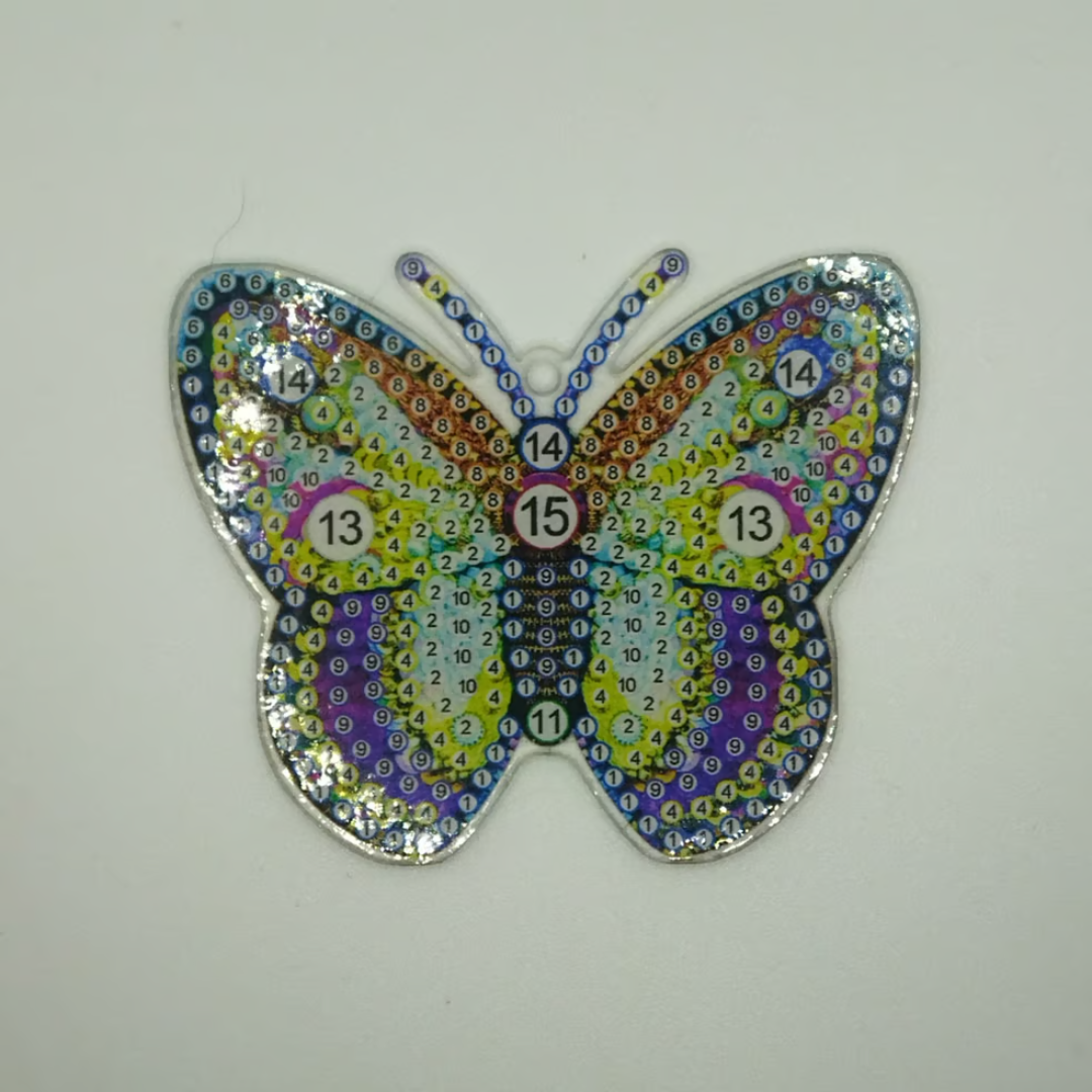 Coleção Variada de Porta-Chaves em Pintura de Diamante