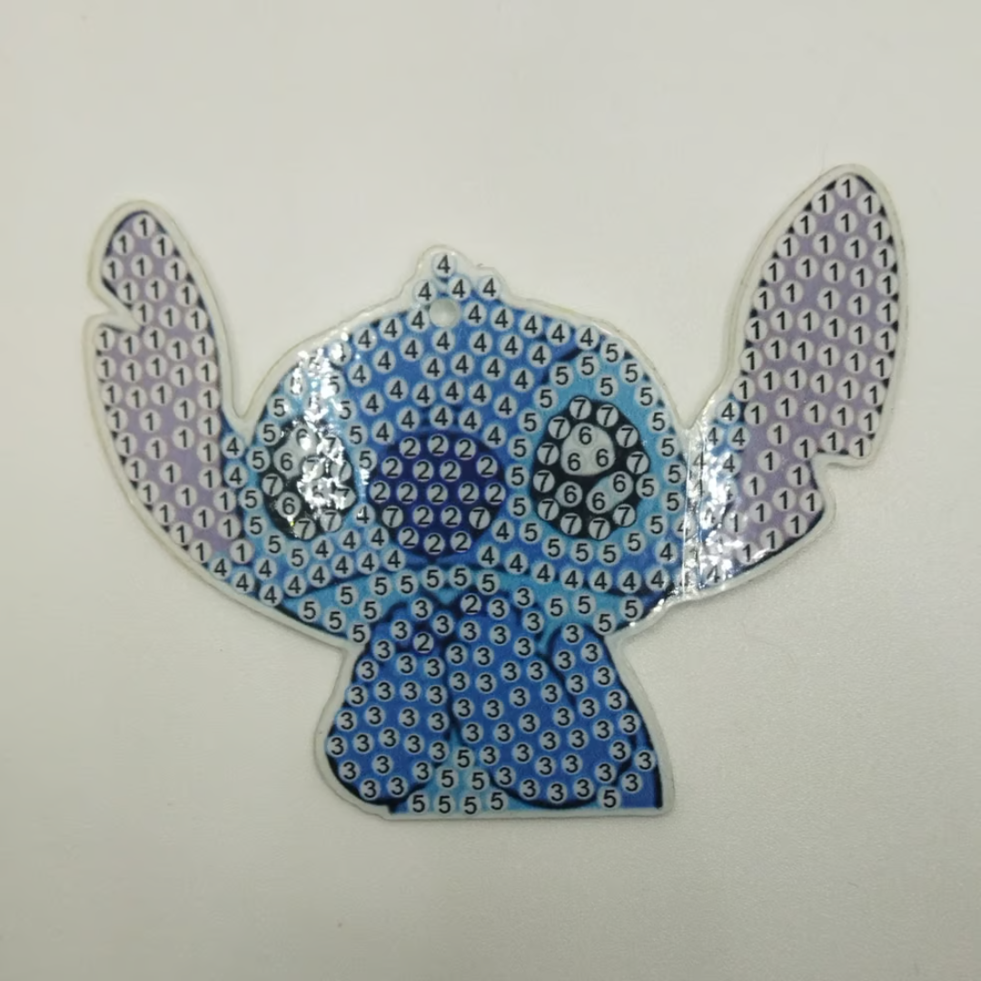 Coleção Variada de Porta-Chaves em Pintura de Diamante