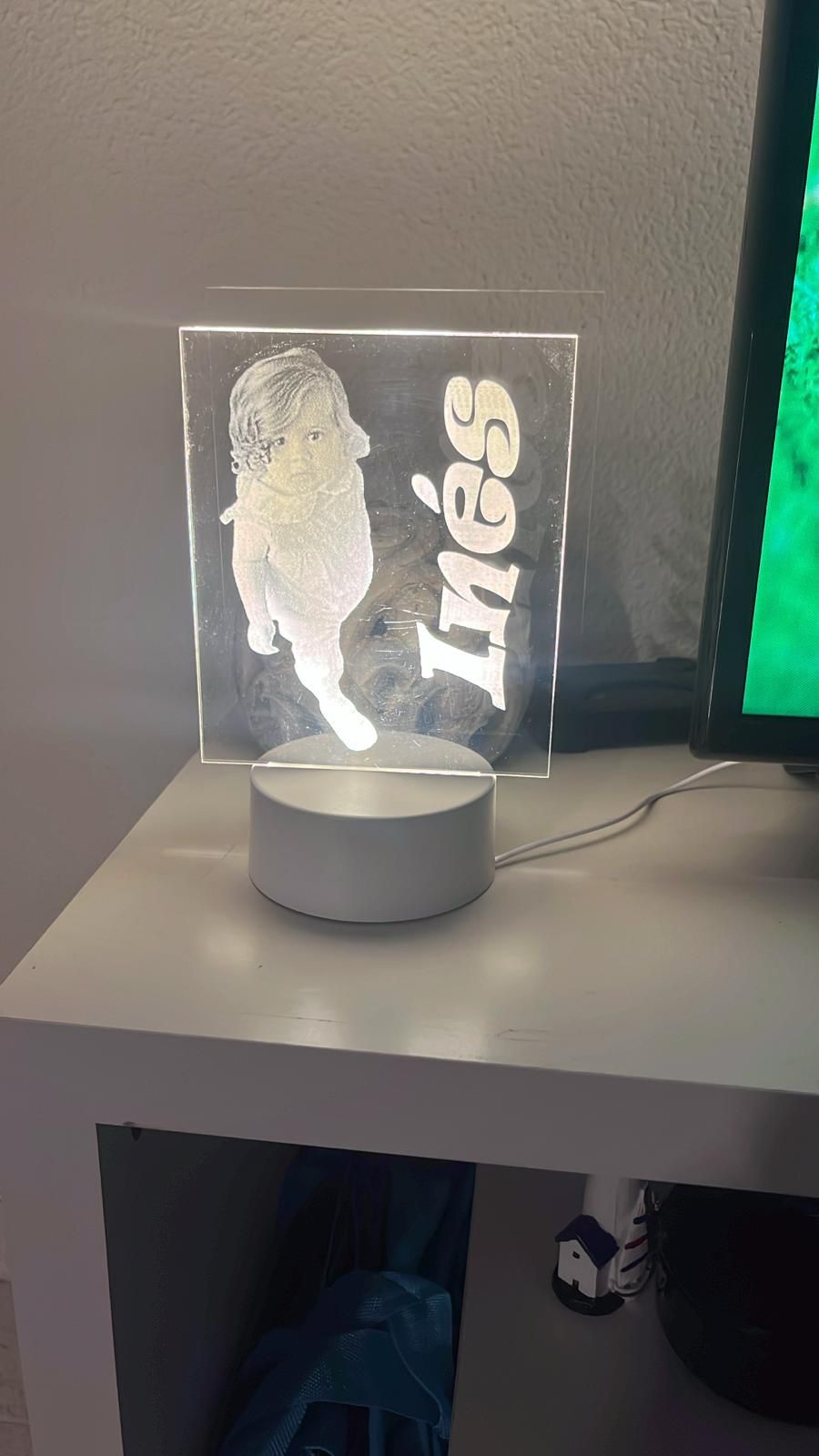 Lámpara de noche personalizada