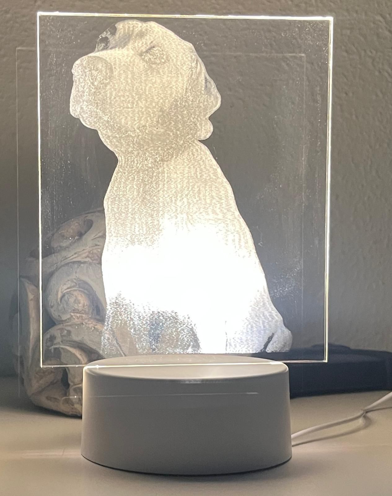 Lámpara de noche personalizada