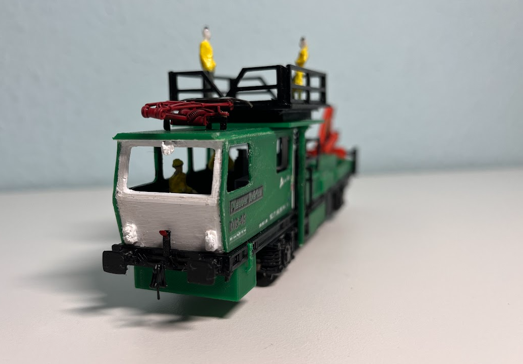 Vagoneta de Electrificación Plasser DIC-40