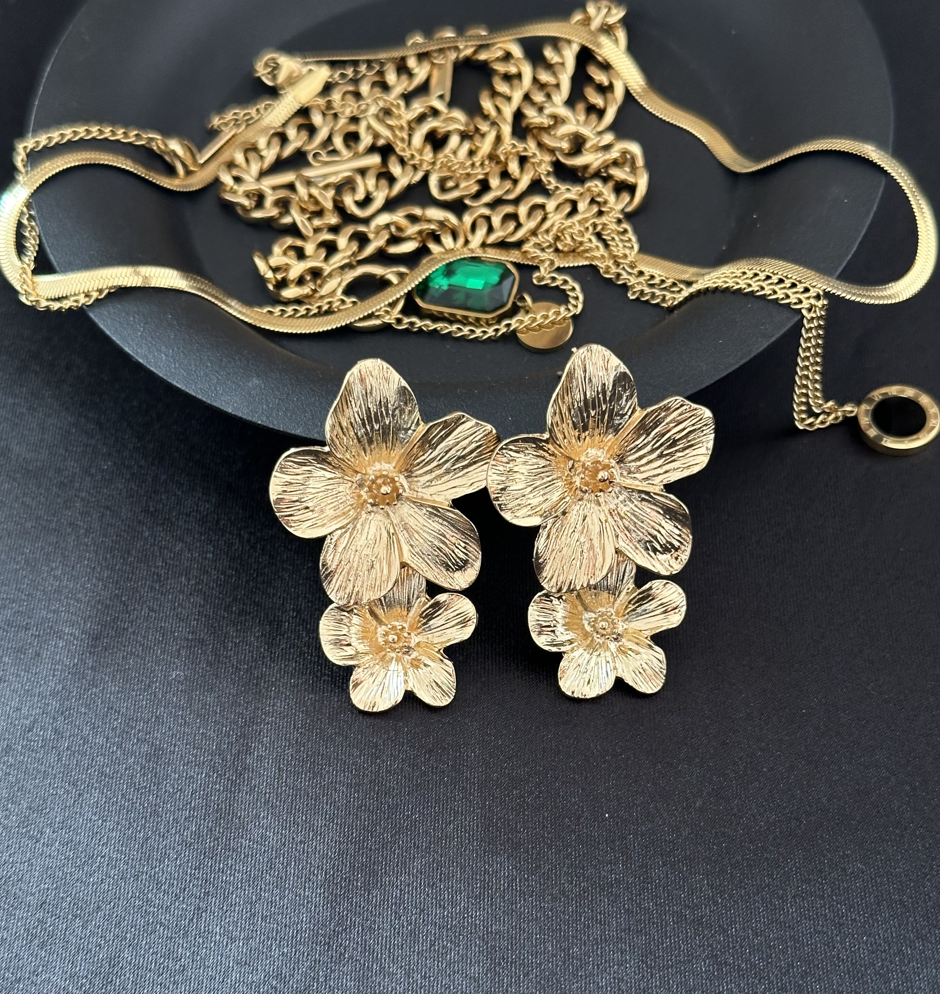 Boucle d'oreille FLEUR