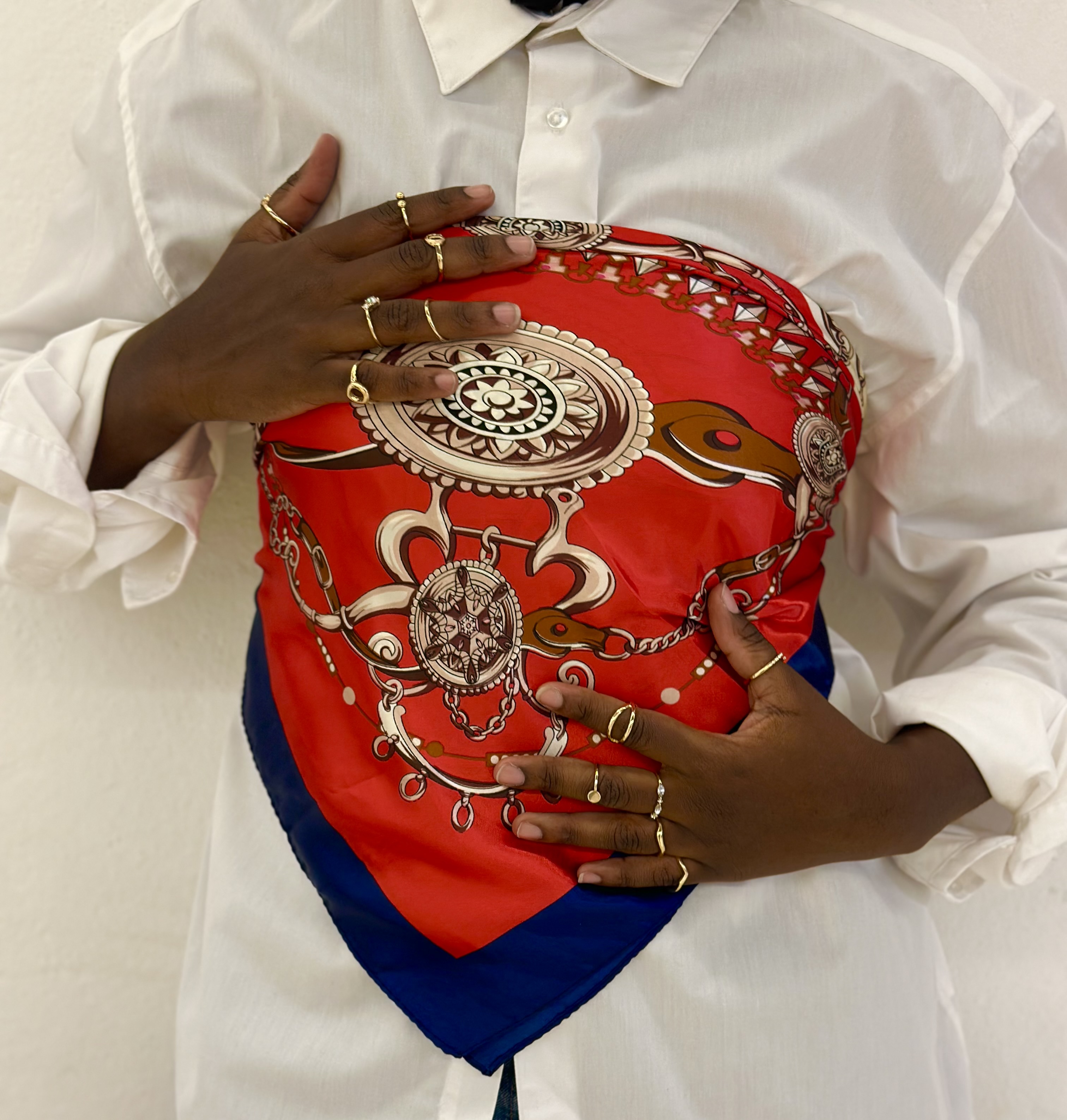 Carré de soie MATHILDE