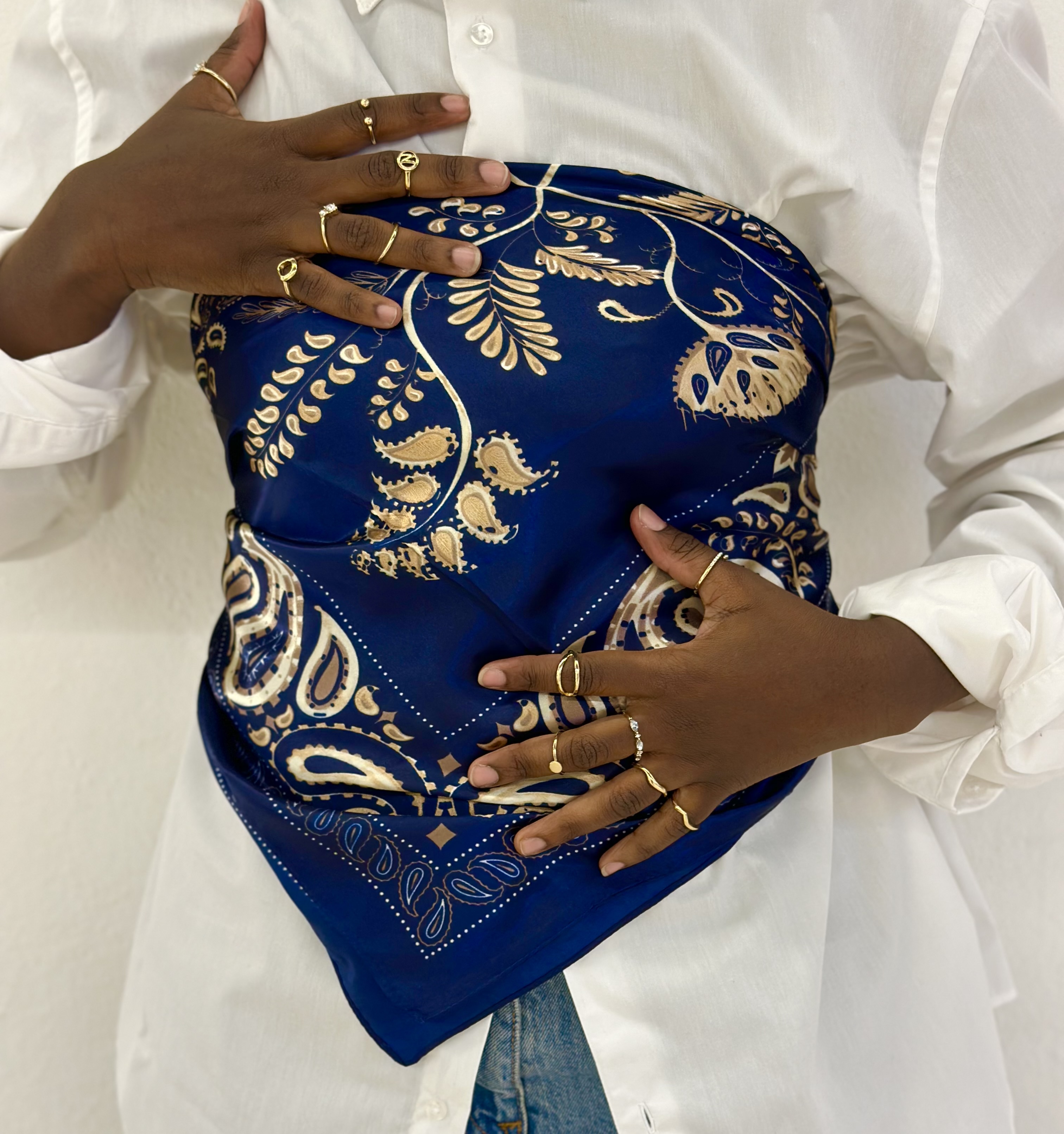 Carré de soie ÉPIS