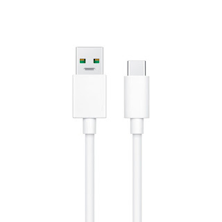 Cabo de Dados e Carregamento Branco USB - Tipo C