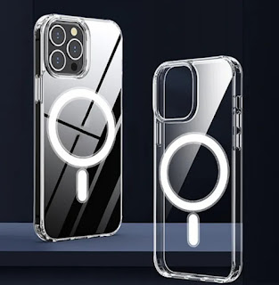 Capa Transparente para Telemóvel Simples, Antichoque e Magsafe