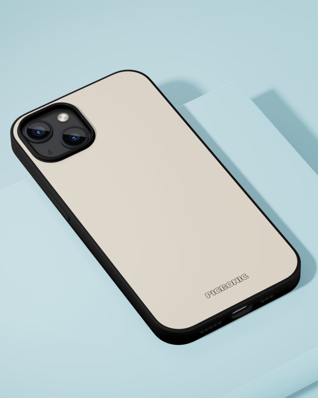 Capa Minimalista Lisa Cream para Telemóvel